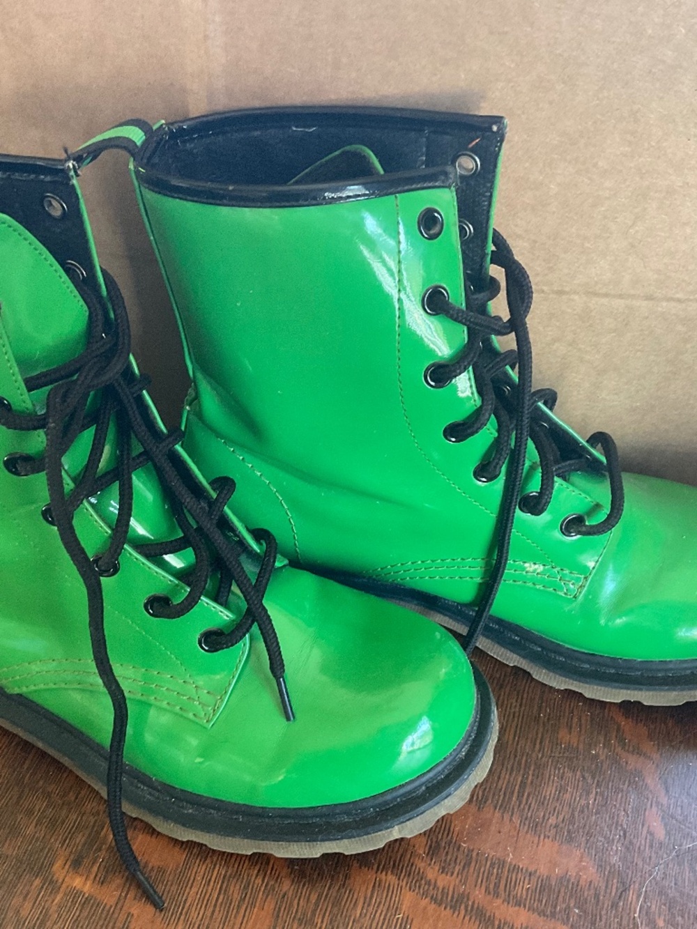 Natasha green boots